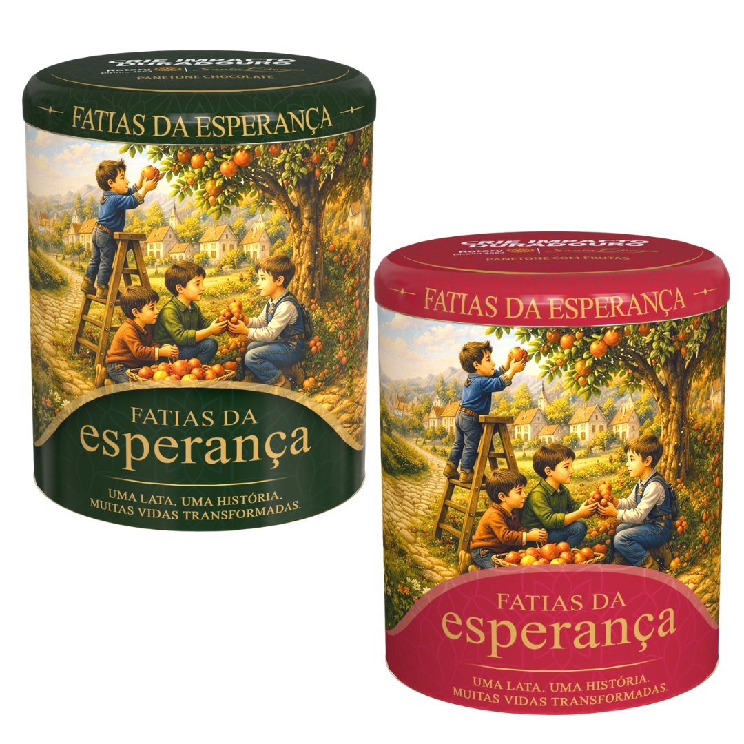 Panetone Fatias da Esperança – Lata Especial